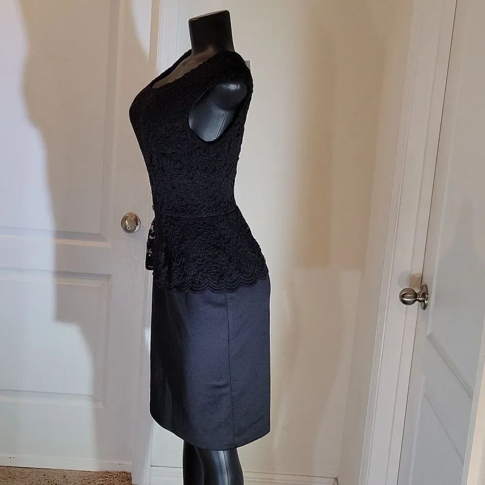 BRAND NEW CONNECTED APPAREL SLEEVELESS LACE TOP DRESS - Picture 5 of 16